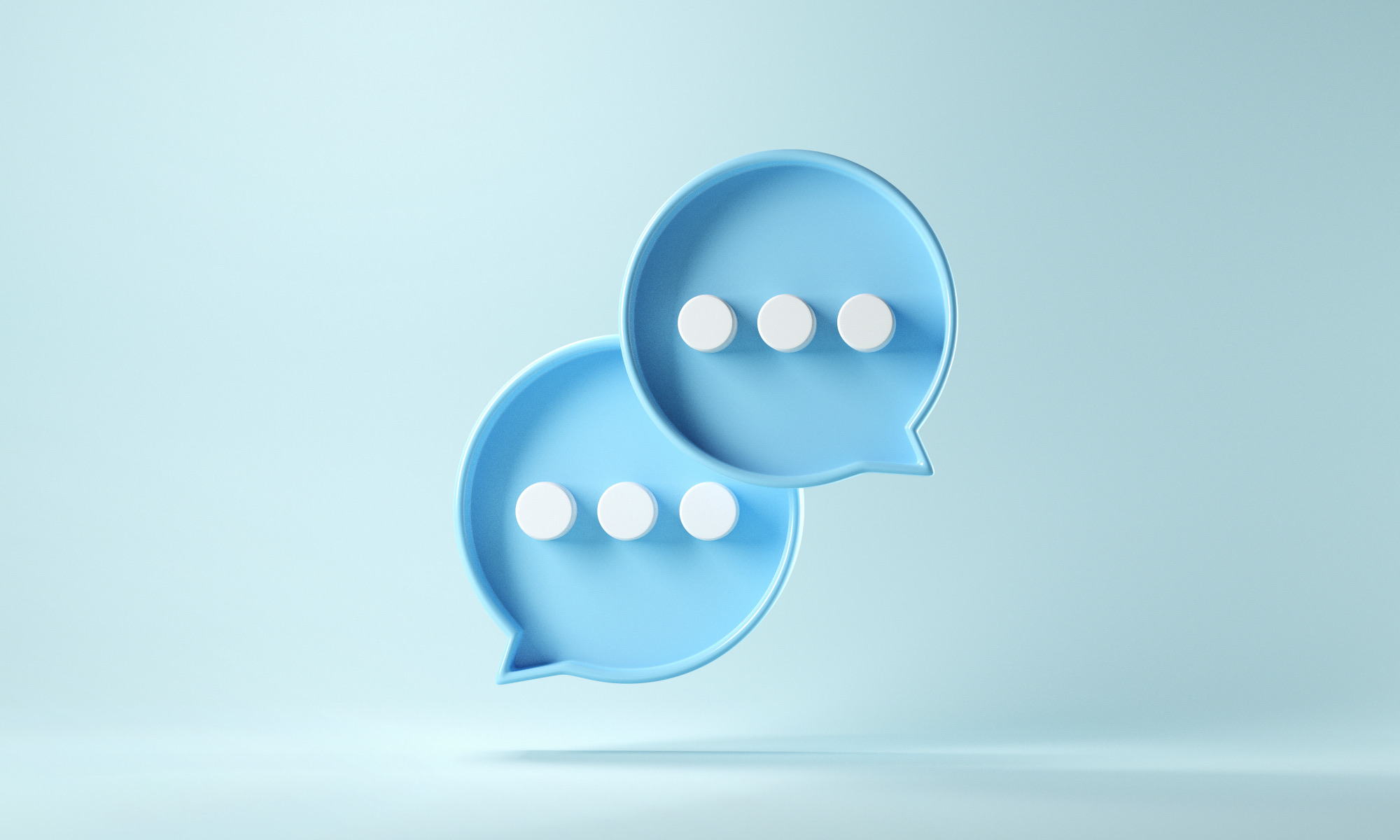 Image avec deux bulles de dialogue